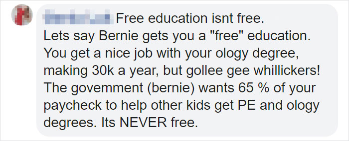 Baby Boomer Suggests Everyone Who Wants "Free" Education Should Join The Army, Gets Shut Down By Millennial Baby Boomer Suggests Everyone Who Wants "Free" Education Should Join The Army, Gets Shut Down By Millennial