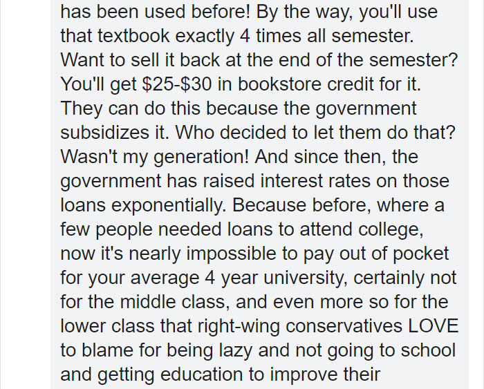 Baby Boomer Suggests Everyone Who Wants "Free" Education Should Join The Army, Gets Shut Down By Millennial Baby Boomer Suggests Everyone Who Wants "Free" Education Should Join The Army, Gets Shut Down By Millennial
