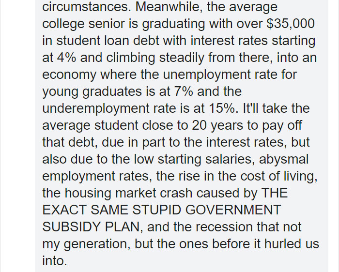Baby Boomer Suggests Everyone Who Wants "Free" Education Should Join The Army, Gets Shut Down By Millennial