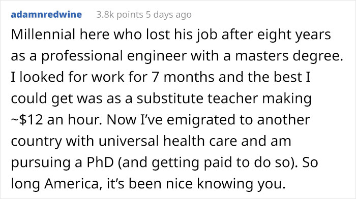 Baby Boomer Suggests Everyone Who Wants "Free" Education Should Join The Army, Gets Shut Down By Millennial Baby Boomer Suggests Everyone Who Wants "Free" Education Should Join The Army, Gets Shut Down By Millennial