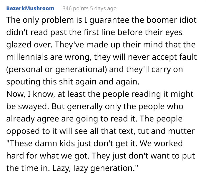 Baby Boomer Suggests Everyone Who Wants "Free" Education Should Join The Army, Gets Shut Down By Millennial Baby Boomer Suggests Everyone Who Wants "Free" Education Should Join The Army, Gets Shut Down By Millennial