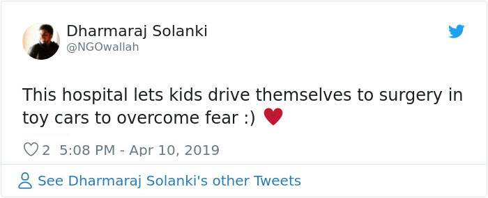Hospital Gives Kids Mini Cars To Drive Into Surgery So They Would Be Less Stressed Hospital Gives Kids Mini Cars To Drive Into Surgery So They Would Be Less Stressed