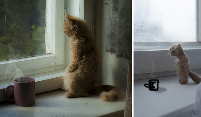 Woman Makes 'A Cat Out Of Her Cat' By Using Cat's Hair And The Result Inspires Others To Do The Same Woman Makes 'A Cat Out Of Her Cat' By Using Cat's Hair And The Result Inspires Others To Do The Same