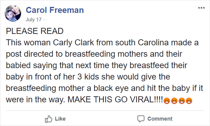 Mom Threatens To Punch Breastfeeding Women And Their Babies, Receives Major Backlash And Even Loses Her Job