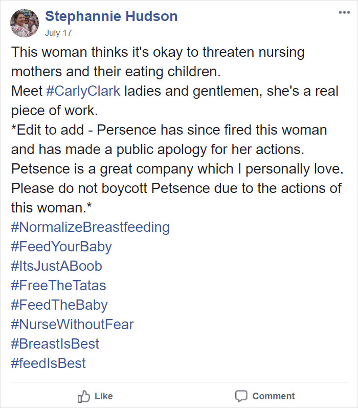 Mom Threatens To Punch Breastfeeding Women And Their Babies, Receives Major Backlash And Even Loses Her Job