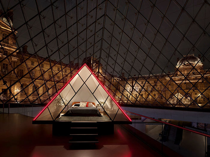 Airbnb Is Offering The Chance To Spend A Night In The Louvre Glass Pyramid With A Private Show In The Museum, For Free