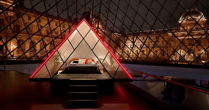 Airbnb Is Offering The Chance To Spend A Night In The Louvre Glass Pyramid With A Private Show In The Museum, For Free