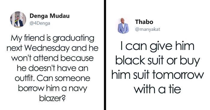 This Man Couldn’t Afford Clothes For His Graduation So Twitter Users Made Sure He Has The Best Graduation Ever