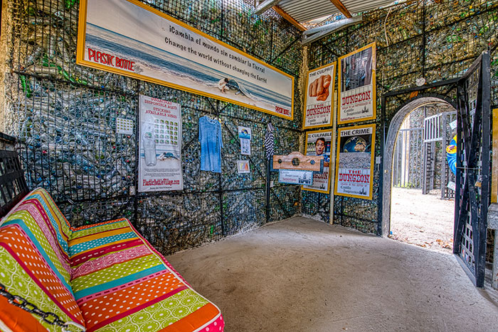 Man Builds Homes Out Of Plastic Bottles And They Look Just Like Regular Houses