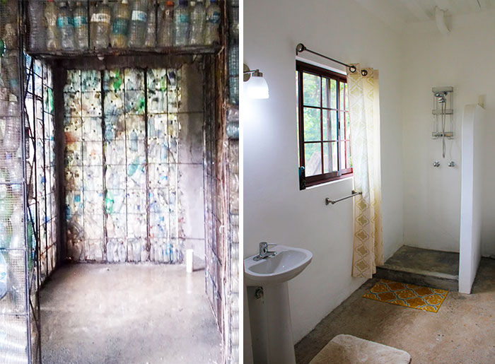 Man Builds Homes Out Of Plastic Bottles And They Look Just Like Regular Houses Man Builds Homes Out Of Plastic Bottles And They Look Just Like Regular Houses