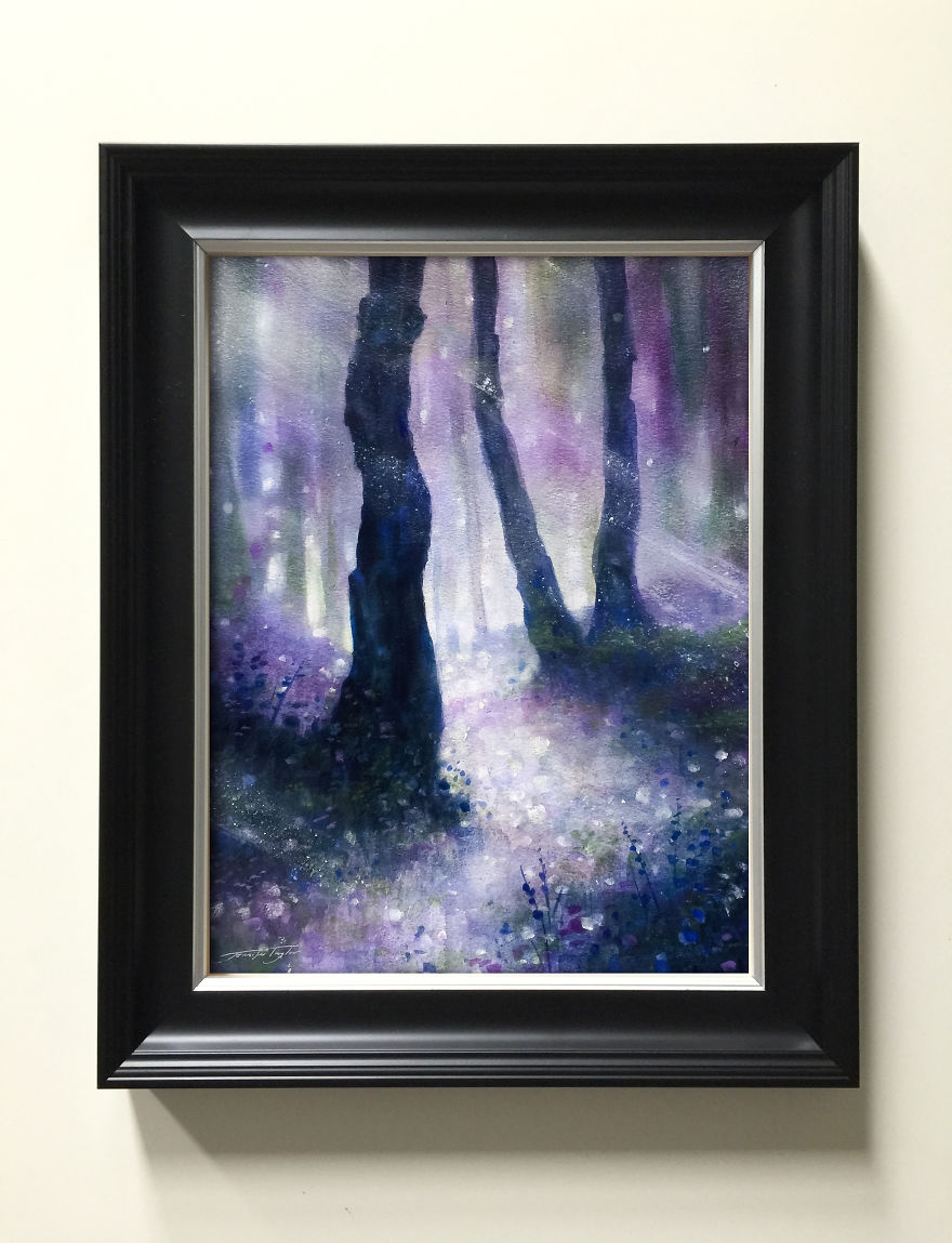 The Sparkling Path - Framed