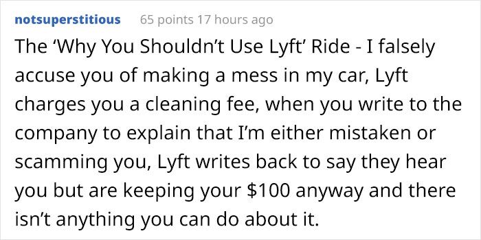 This Lyft Driver Is Taking His Services To A Whole Different Level And Offers Customers A Ride Menu