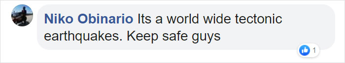 Water Cascades Down From The Rooftop Of A Skyscraper As A 6.1 Magnitude Earthquake Hits Manila