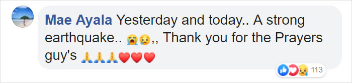 Water Cascades Down From The Rooftop Of A Skyscraper As A 6.1 Magnitude Earthquake Hits Manila