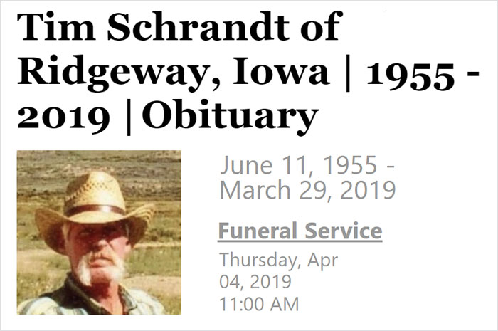 People Are Laughing At Hilariously Savage Obituary Of Iowa Man Written By His Relatives People Are Laughing At Hilariously Savage Obituary Of Iowa Man Written By His Relatives