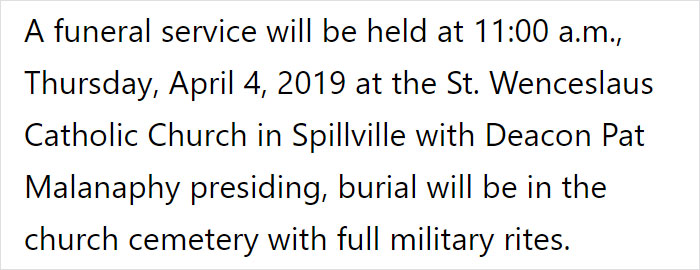 People Are Laughing At Hilariously Savage Obituary Of Iowa Man Written By His Relatives