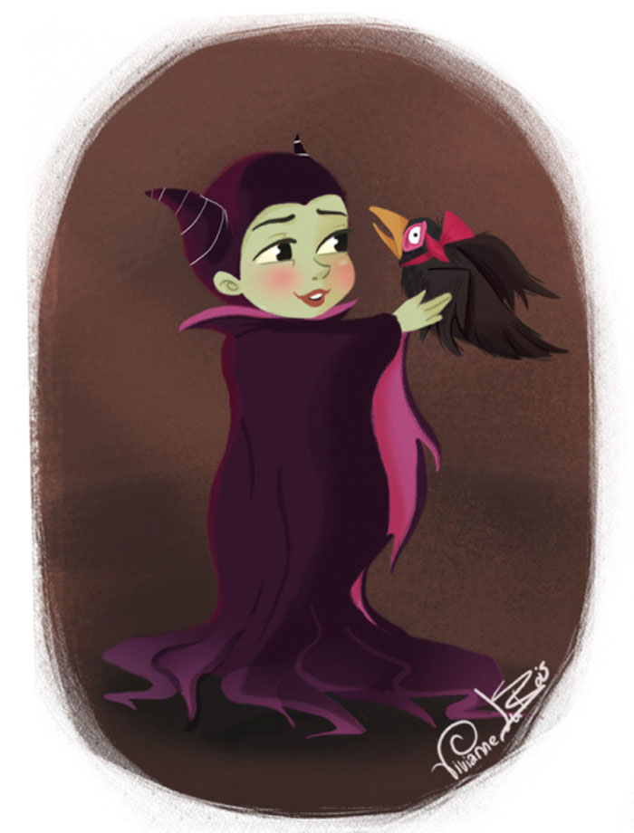Artist Imagines Disney Villains As Kids And You Can Already Tell They're Up To No Good Artist Imagines Disney Villains As Kids And You Can Already Tell They're Up To No Good