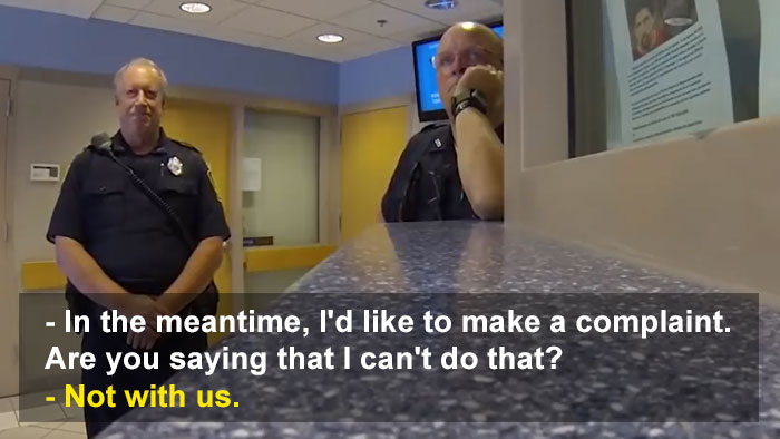 Hidden Cam Shows It's Nearly Impossible To File A Complaint Against A Police Officer In Florida And It's Terrifying