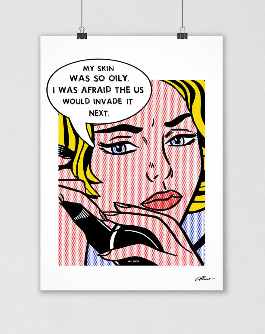 My Skin Was So Oily...