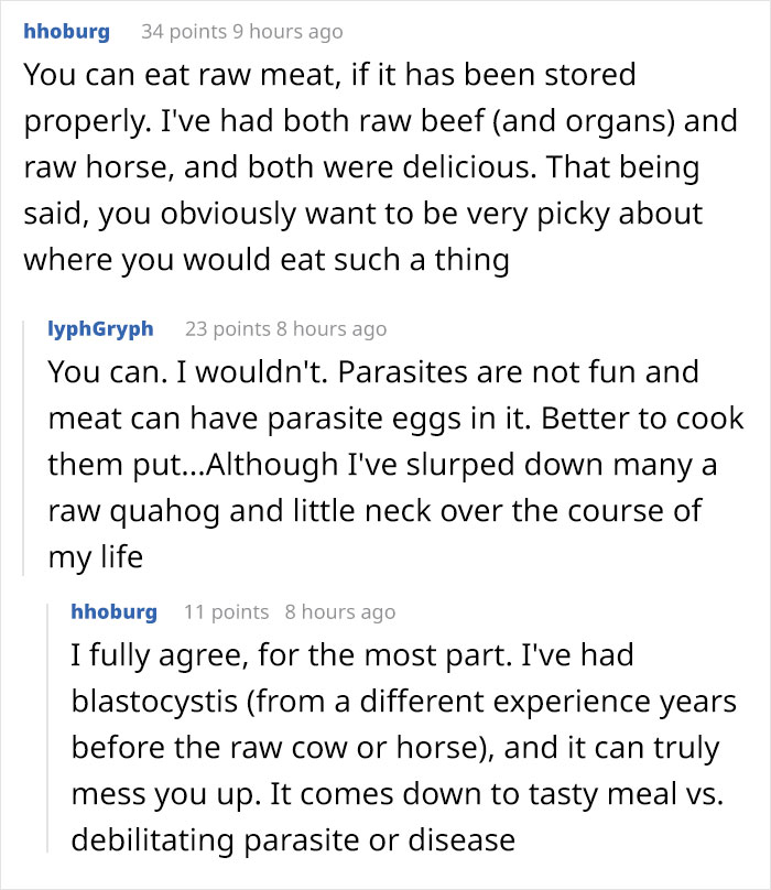 Vegan Asks People To Try Hunting Animals And Eating Them Raw In Order To See How Unnatural It Is For Humans, Gets Roasted Badly