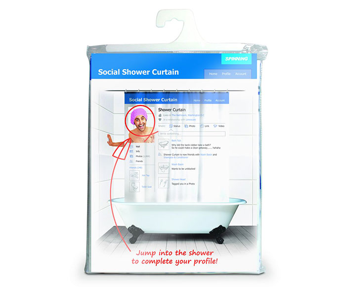 Facebook Shower Curtain