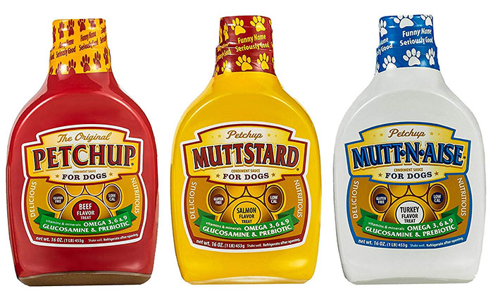 Petchup, Muttstard And Mutt-N-Aise