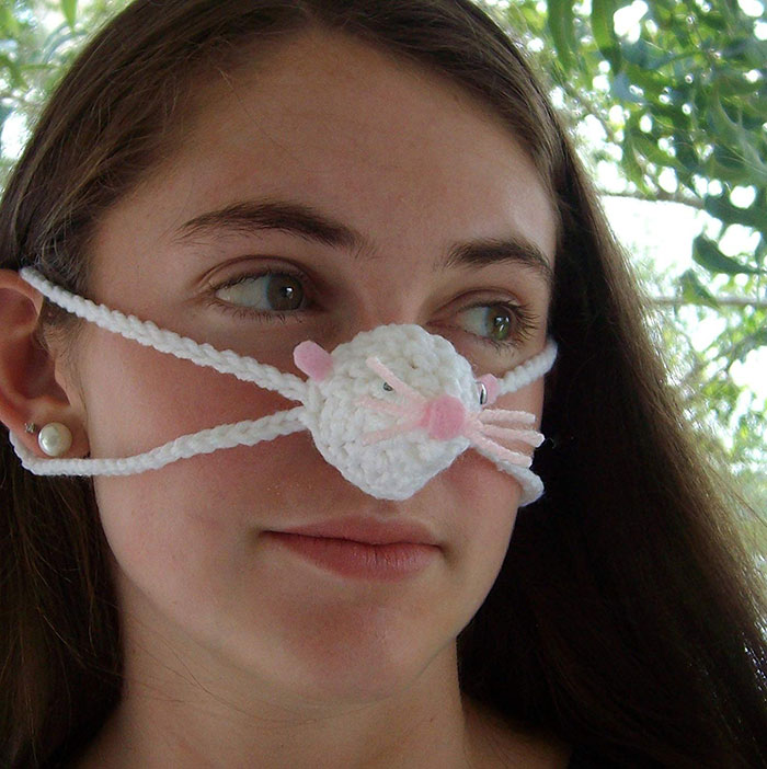 Crocheted Nose Warmer