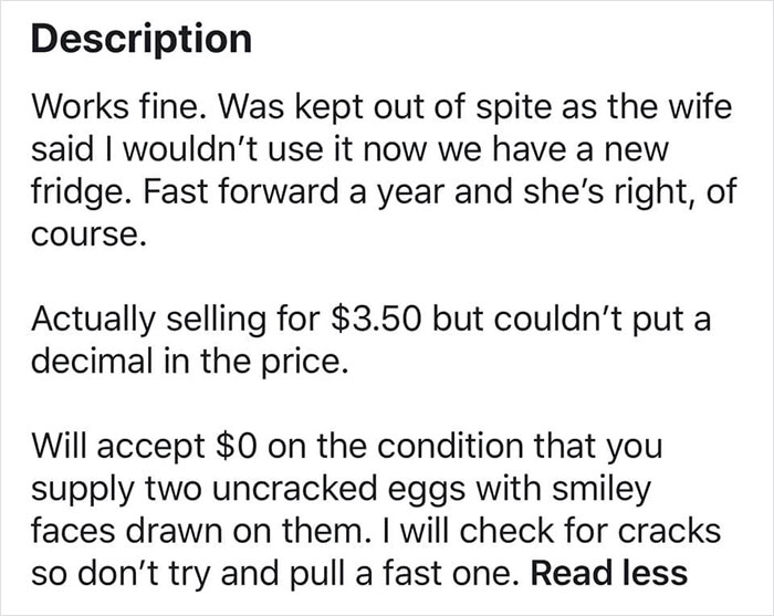 Guy Wants To Sell His Water Cooler In Exchange For Eggs, It Turns Into A Hilarious Bidding War Guy Wants To Sell His Water Cooler In Exchange For Eggs, It Turns Into A Hilarious Bidding War