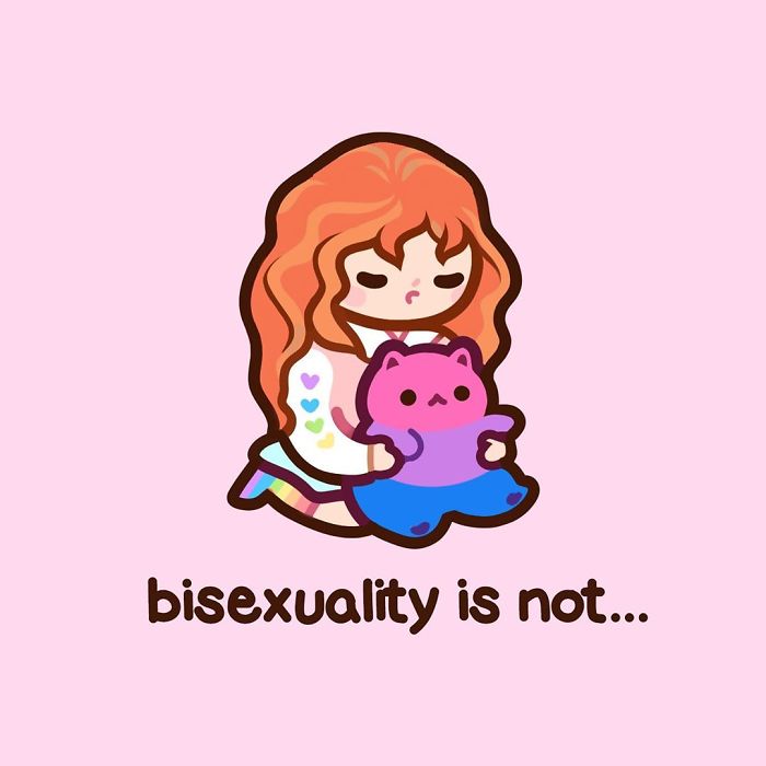5 Most Common Misconceptions About Bisexuality Explained Through Adorable Kitten Illustrations 5 Most Common Misconceptions About Bisexuality Explained Through Adorable Kitten Illustrations