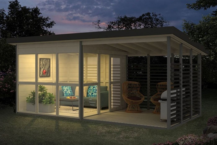 Amazon's Selling A Guesthouse 'Kit' That You Can Build In Your Backyard In 8 Hours Amazon's Selling A Guesthouse 'Kit' That You Can Build In Your Backyard In 8 Hours