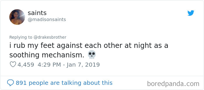 Soothing Myself With A Foot Rub