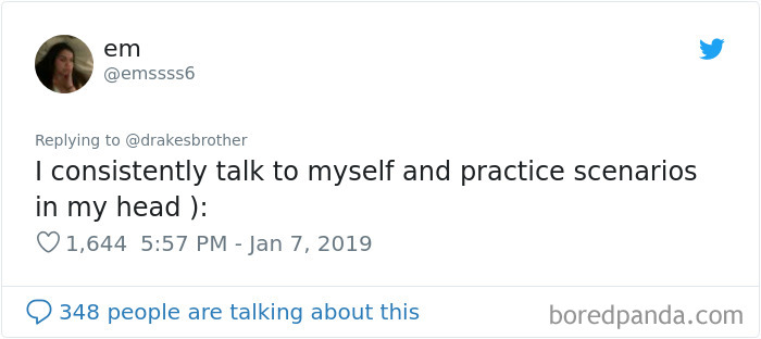 Scenario Rehearsing In My Head