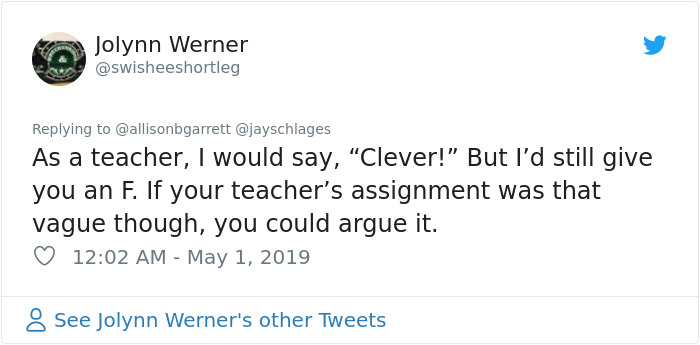 This Student Wrote A One-Sentence Review Of Fight Club And Got An A This Student Wrote A One-Sentence Review Of Fight Club And Got An A