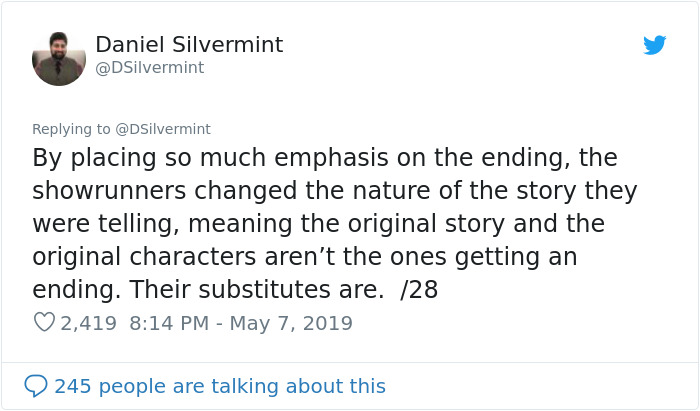 Fan Gives Insightful Reasoning Why Game Of Thrones Season 8 Was Destined To Fail (No Spoilers) Fan Gives Insightful Reasoning Why Game Of Thrones Season 8 Was Destined To Fail (No Spoilers)
