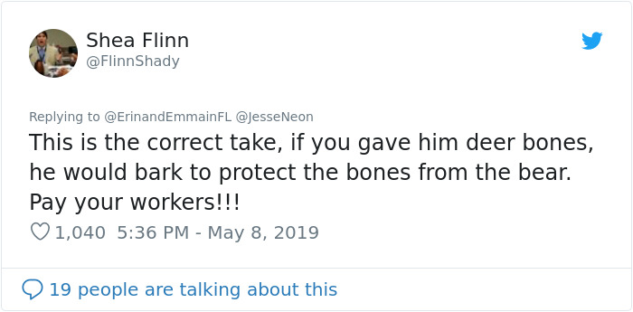 Bear Gifts Deer Bones To Guard Dog In Exchange Of Being Allowed Access To This Man's Trash Bear Gifts Deer Bones To Guard Dog In Exchange Of Being Allowed Access To This Man's Trash