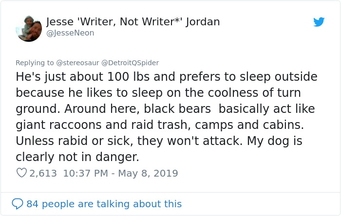 Bear Gifts Deer Bones To Guard Dog In Exchange Of Being Allowed Access To This Man's Trash Bear Gifts Deer Bones To Guard Dog In Exchange Of Being Allowed Access To This Man's Trash