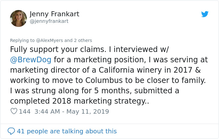 People Start Calling Out This Multinational Brewery For Stealing Their Marketing Ideas Through Fake Job Interviews (Updated With Comment From Brewdog) People Start Calling Out This Multinational Brewery For Stealing Their Marketing Ideas Through Fake Job Interviews (Updated With Comment From Brewdog)