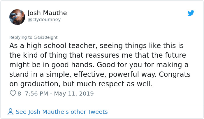 Teen Lists School Shooting Victims Since 1999 On Her Graduation Cap Teen Lists School Shooting Victims Since 1999 On Her Graduation Cap