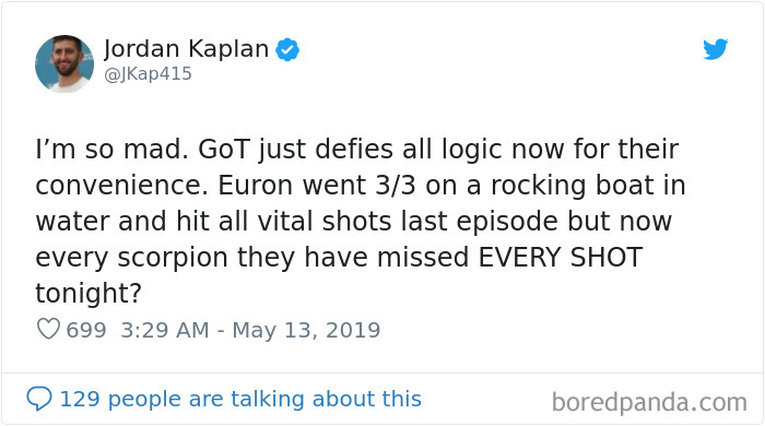 Got Writing Reaction