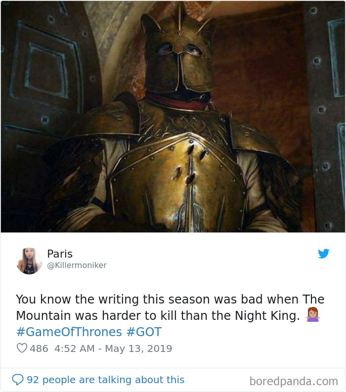 Got Writing Reaction