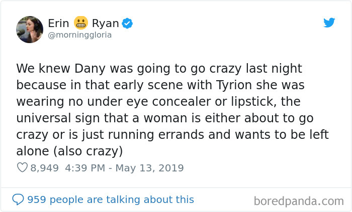 Got Writing Reaction