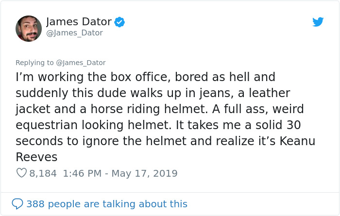 Guy Shares How Keanu Reeves Bought Ice Cream Just To Give Him An Autograph, And People Fall In Love With Him Even More Guy Shares How Keanu Reeves Bought Ice Cream Just To Give Him An Autograph, And People Fall In Love With Him Even More