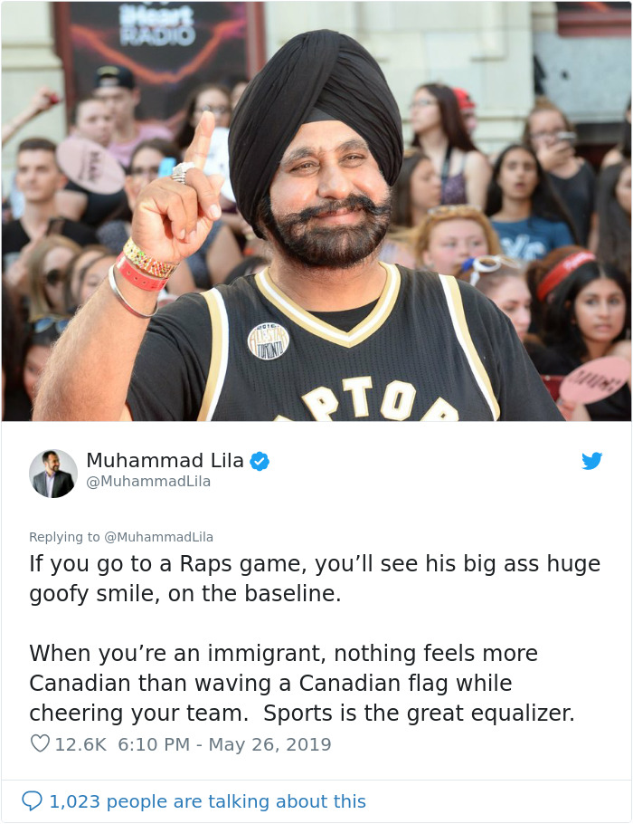 Someone Shares Wholesome Story About An Immigrant Who Is The Biggest Toronto Raptors Fan And It Goes Viral Someone Shares Wholesome Story About An Immigrant Who Is The Biggest Toronto Raptors Fan And It Goes Viral