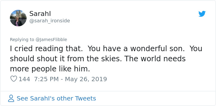 Father Is Stoked To Find A Review About His Son Taking Care Of An Autistic Child At Work Father Is Stoked To Find A Review About His Son Taking Care Of An Autistic Child At Work