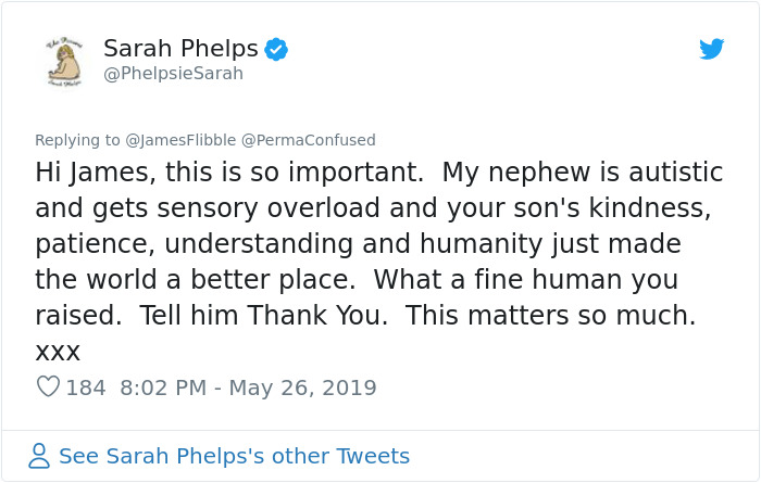 Father Is Stoked To Find A Review About His Son Taking Care Of An Autistic Child At Work Father Is Stoked To Find A Review About His Son Taking Care Of An Autistic Child At Work