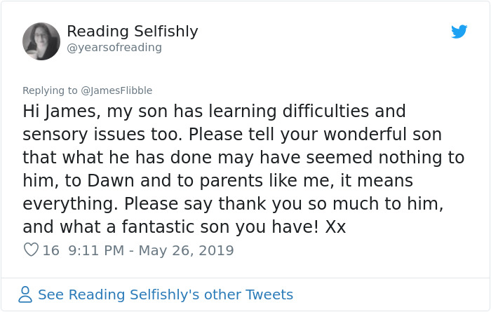 Father Is Stoked To Find A Review About His Son Taking Care Of An Autistic Child At Work Father Is Stoked To Find A Review About His Son Taking Care Of An Autistic Child At Work