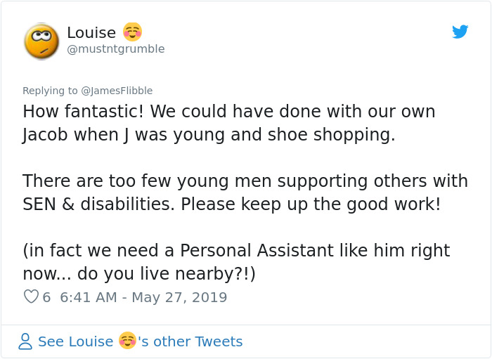 Father Is Stoked To Find A Review About His Son Taking Care Of An Autistic Child At Work Father Is Stoked To Find A Review About His Son Taking Care Of An Autistic Child At Work