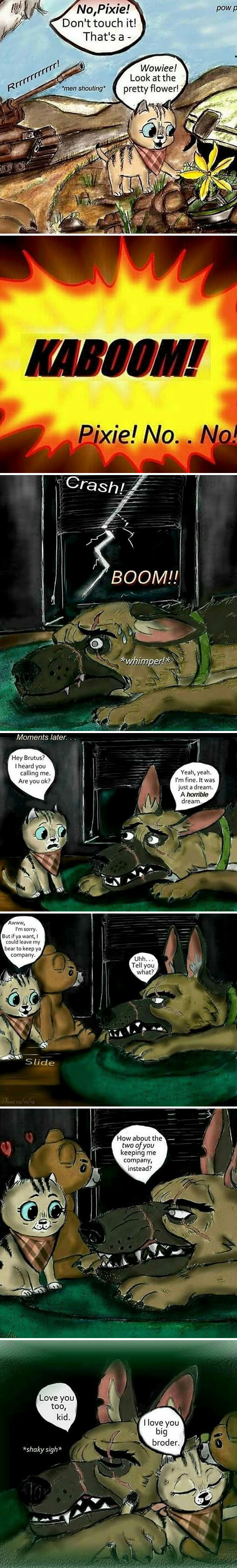 Comics-Adventures-Dogs-Pixie-Brutus-Fan-Art