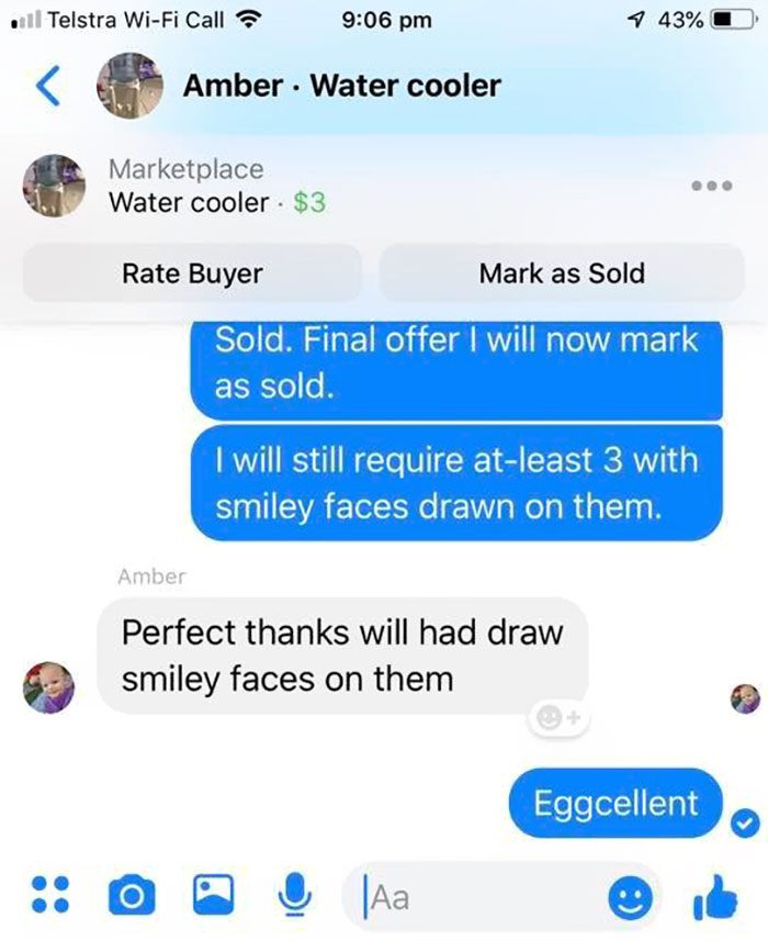 Guy Wants To Sell His Water Cooler In Exchange For Eggs, It Turns Into A Hilarious Bidding War Guy Wants To Sell His Water Cooler In Exchange For Eggs, It Turns Into A Hilarious Bidding War