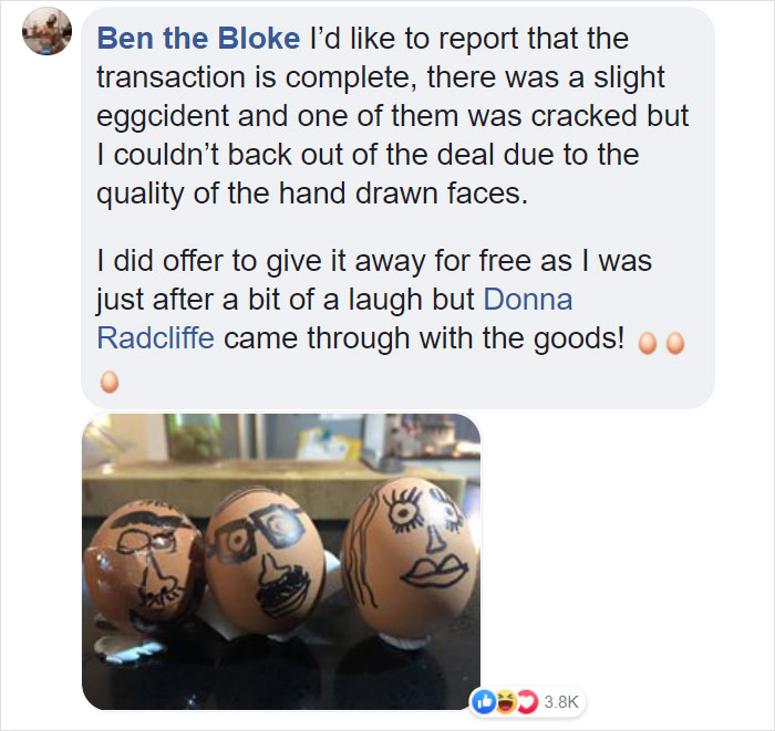 Guy Wants To Sell His Water Cooler In Exchange For Eggs, It Turns Into A Hilarious Bidding War Guy Wants To Sell His Water Cooler In Exchange For Eggs, It Turns Into A Hilarious Bidding War